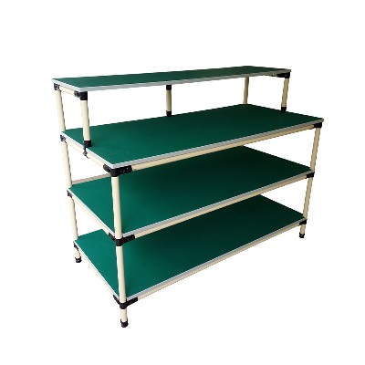 定制精益管工作臺(tái)牢固耐用電子車間操作臺(tái)防靜電工作臺(tái)工作桌批發(fā)