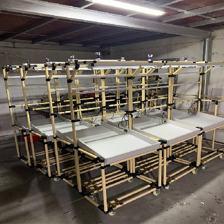 精益管周轉車工作臺批發(fā) 實驗臺牢固穩(wěn)定電子車間操作臺工作桌