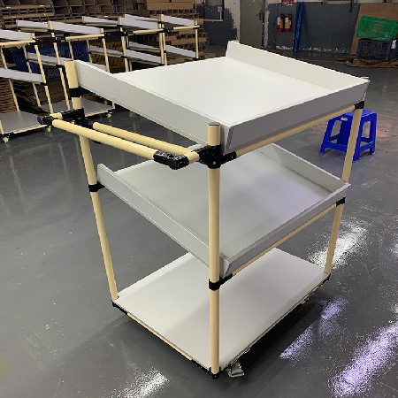 精益管周轉車工作臺批發(fā) 實驗臺牢固穩(wěn)定電子車間操作臺工作桌