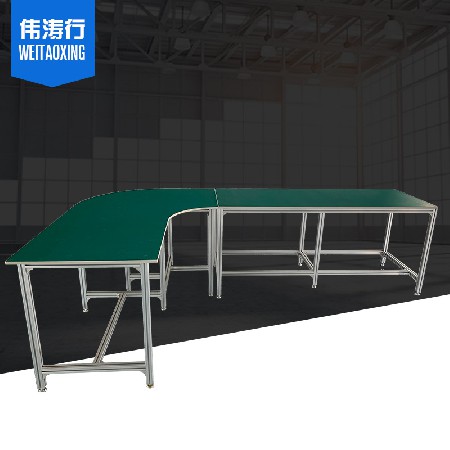 流水線U型線工作臺(tái)批發(fā) 鋁合金實(shí)驗(yàn)電子車間操作臺(tái) 防靜電工作臺(tái)