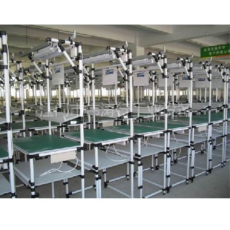 批發(fā)不銹鋼工作臺(tái) 線棒工作臺(tái)防靜電工作臺(tái)車(chē)間鋁材流水線工作桌