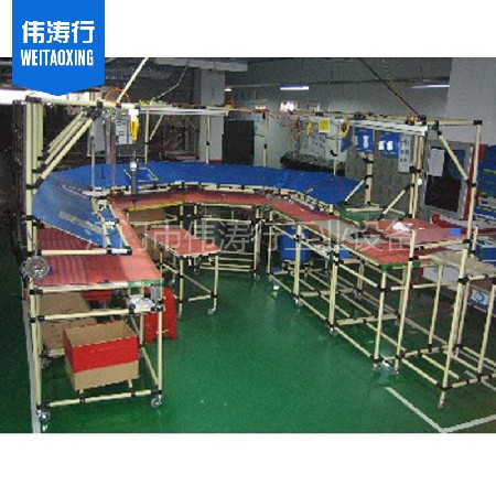 流水線系列 鋁型材防靜電工作臺(tái)車(chē)間鋁合金框架流水線工作桌鋁材