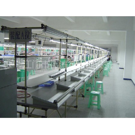 流水線系列 鋁型材防靜電工作臺(tái)車(chē)間鋁合金框架流水線工作桌鋁材