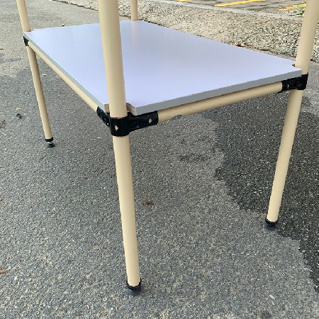 定制精益管物料臺(tái) 線棒防靜電工作臺(tái)老化測試架車間物料周轉(zhuǎn)車